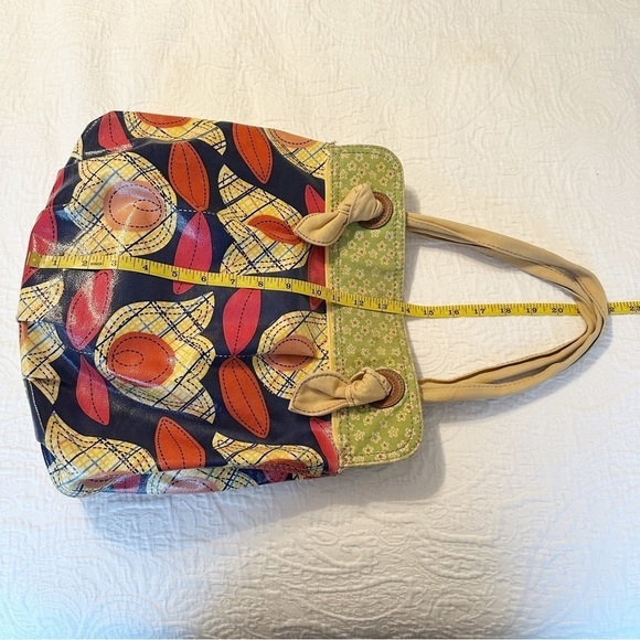 Fossil Coated Canvas Tulip Shoulder Hobo Bag - Picture 11 of 16